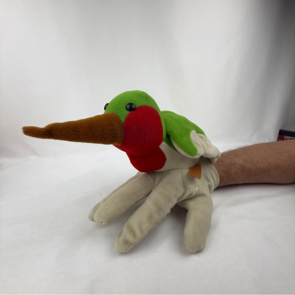 Hand Puppets Lot of 6 Animal Plush Kids Classroom Storytelling Set